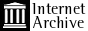A 88 by 31 button with the internet archive logo next to text that just says 'internet archive'